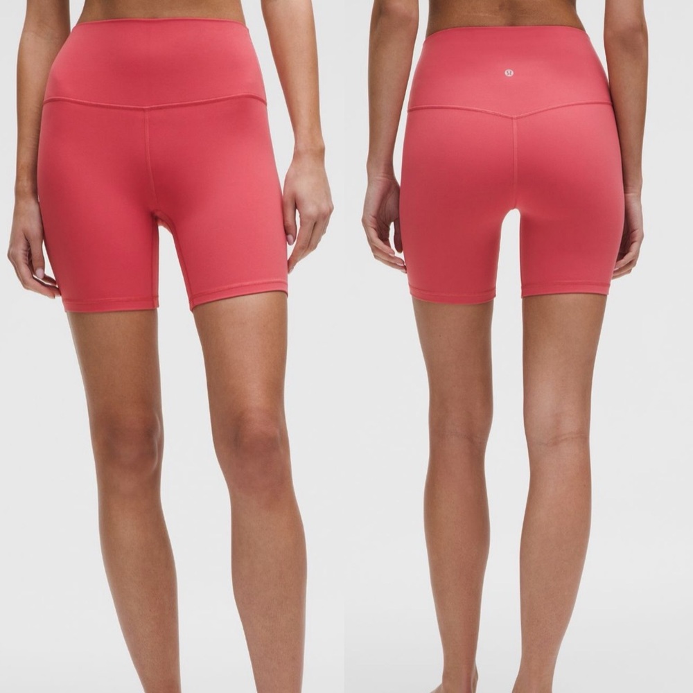 Lululemon Align High Rise Short Size 2 Desert Red Pink